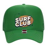 OTTO Cap 5 Panel High Crown Mesh Back Trucker Hat Thumbnail