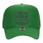 OTTO Cap 5 Panel High Crown Mesh Back Trucker Hat Thumbnail