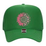 OTTO Cap 5 Panel High Crown Mesh Back Trucker Hat Thumbnail