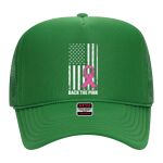 OTTO Cap 5 Panel High Crown Mesh Back Trucker Hat Thumbnail