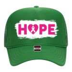 OTTO Cap 5 Panel High Crown Mesh Back Trucker Hat Thumbnail