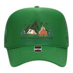 OTTO Cap 5 Panel High Crown Mesh Back Trucker Hat Thumbnail