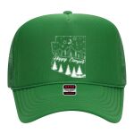 OTTO Cap 5 Panel High Crown Mesh Back Trucker Hat Thumbnail