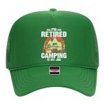 OTTO Cap 5 Panel High Crown Mesh Back Trucker Hat Thumbnail
