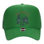 OTTO Cap 5 Panel High Crown Mesh Back Trucker Hat Thumbnail