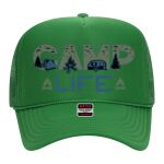 OTTO Cap 5 Panel High Crown Mesh Back Trucker Hat Thumbnail