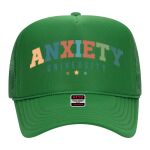 OTTO Cap 5 Panel High Crown Mesh Back Trucker Hat Thumbnail