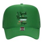 OTTO Cap 5 Panel High Crown Mesh Back Trucker Hat Thumbnail