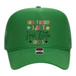 OTTO Cap 5 Panel High Crown Mesh Back Trucker Hat Thumbnail