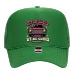 OTTO Cap 5 Panel High Crown Mesh Back Trucker Hat Thumbnail