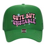 OTTO Cap 5 Panel High Crown Mesh Back Trucker Hat Thumbnail