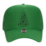 OTTO Cap 5 Panel High Crown Mesh Back Trucker Hat Thumbnail