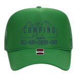 OTTO Cap 5 Panel High Crown Mesh Back Trucker Hat Thumbnail
