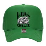 OTTO Cap 5 Panel High Crown Mesh Back Trucker Hat Thumbnail