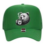 OTTO Cap 5 Panel High Crown Mesh Back Trucker Hat Thumbnail