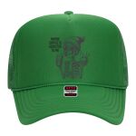 OTTO Cap 5 Panel High Crown Mesh Back Trucker Hat Thumbnail