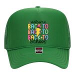 OTTO Cap 5 Panel High Crown Mesh Back Trucker Hat Thumbnail