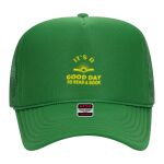 OTTO Cap 5 Panel High Crown Mesh Back Trucker Hat Thumbnail