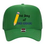 OTTO Cap 5 Panel High Crown Mesh Back Trucker Hat Thumbnail