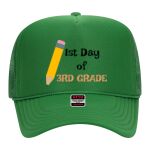 OTTO Cap 5 Panel High Crown Mesh Back Trucker Hat Thumbnail