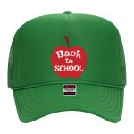 OTTO Cap 5 Panel High Crown Mesh Back Trucker Hat Thumbnail