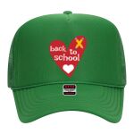 OTTO Cap 5 Panel High Crown Mesh Back Trucker Hat Thumbnail