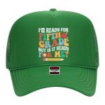 OTTO Cap 5 Panel High Crown Mesh Back Trucker Hat Thumbnail