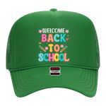 OTTO Cap 5 Panel High Crown Mesh Back Trucker Hat Thumbnail