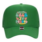 OTTO Cap 5 Panel High Crown Mesh Back Trucker Hat Thumbnail