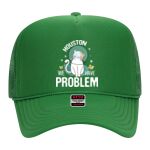 OTTO Cap 5 Panel High Crown Mesh Back Trucker Hat Thumbnail