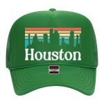 OTTO Cap 5 Panel High Crown Mesh Back Trucker Hat Thumbnail