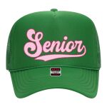 OTTO Cap 5 Panel High Crown Mesh Back Trucker Hat Thumbnail