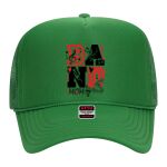 OTTO Cap 5 Panel High Crown Mesh Back Trucker Hat Thumbnail