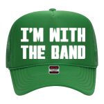 OTTO Cap 5 Panel High Crown Mesh Back Trucker Hat Thumbnail