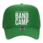 OTTO Cap 5 Panel High Crown Mesh Back Trucker Hat Thumbnail