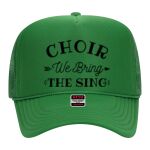 OTTO Cap 5 Panel High Crown Mesh Back Trucker Hat Thumbnail