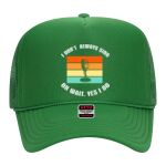 OTTO Cap 5 Panel High Crown Mesh Back Trucker Hat Thumbnail