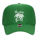 OTTO Cap 5 Panel High Crown Mesh Back Trucker Hat Thumbnail