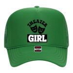 OTTO Cap 5 Panel High Crown Mesh Back Trucker Hat Thumbnail