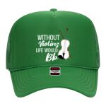 OTTO Cap 5 Panel High Crown Mesh Back Trucker Hat Thumbnail