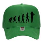 OTTO Cap 5 Panel High Crown Mesh Back Trucker Hat Thumbnail