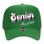 OTTO Cap 5 Panel High Crown Mesh Back Trucker Hat Thumbnail