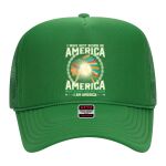OTTO Cap 5 Panel High Crown Mesh Back Trucker Hat Thumbnail