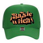 OTTO Cap 5 Panel High Crown Mesh Back Trucker Hat Thumbnail