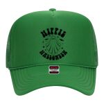 OTTO Cap 5 Panel High Crown Mesh Back Trucker Hat Thumbnail