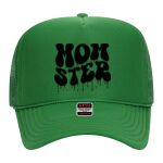 OTTO Cap 5 Panel High Crown Mesh Back Trucker Hat Thumbnail