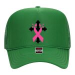 OTTO Cap 5 Panel High Crown Mesh Back Trucker Hat Thumbnail