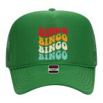 OTTO Cap 5 Panel High Crown Mesh Back Trucker Hat Thumbnail