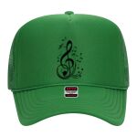 OTTO Cap 5 Panel High Crown Mesh Back Trucker Hat Thumbnail