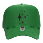 OTTO Cap 5 Panel High Crown Mesh Back Trucker Hat Thumbnail